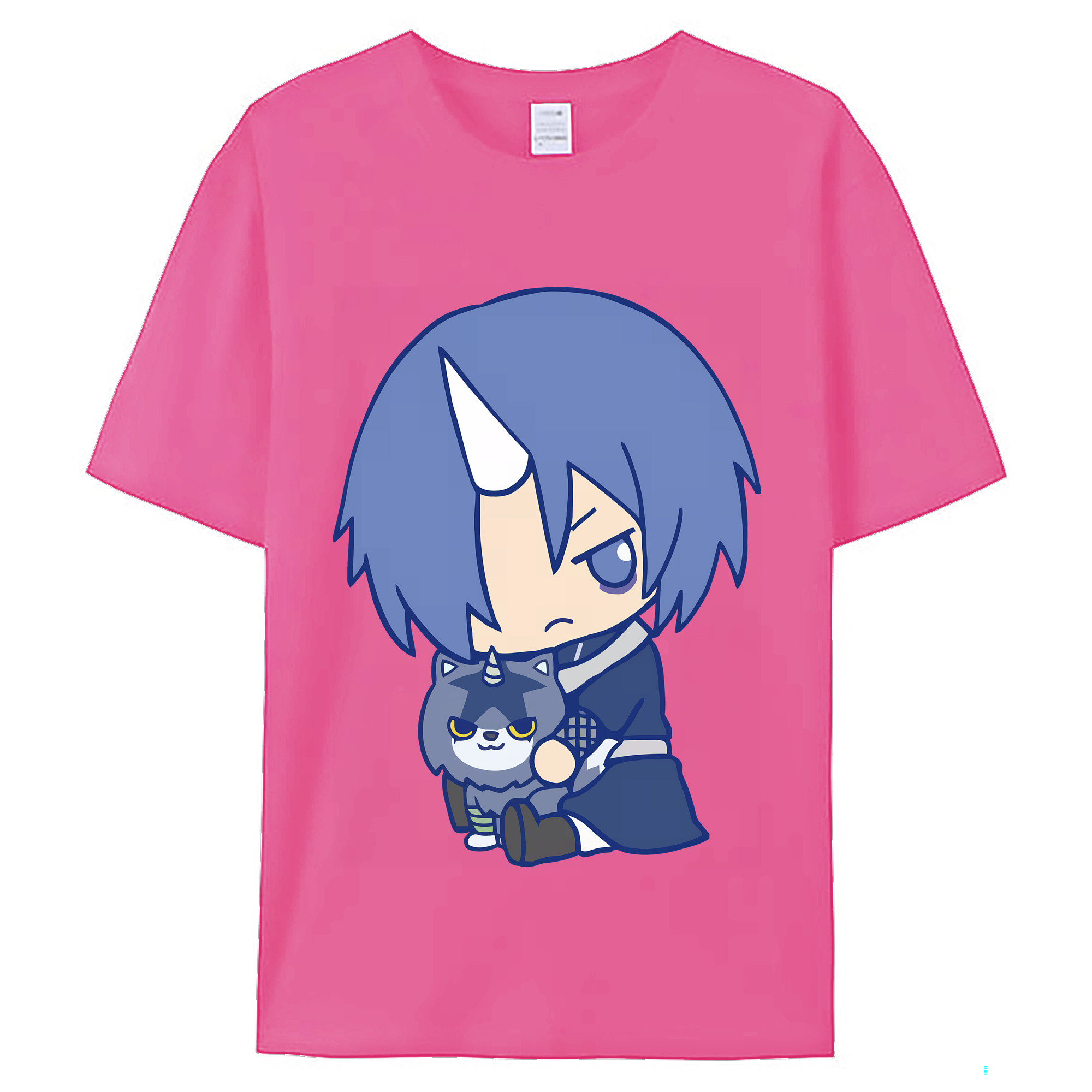 （画像用） 転スラ Regarding Reincarnated to Slime レディースカジュアルプリントTシャツ（綿100％）